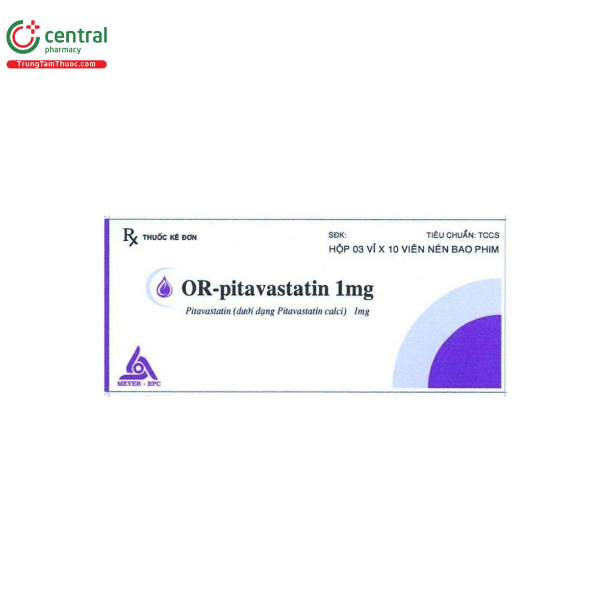 thuoc or pitavastatin 1mg 1 N5831 thuoc or pitavastatin 1mg 1 N5831