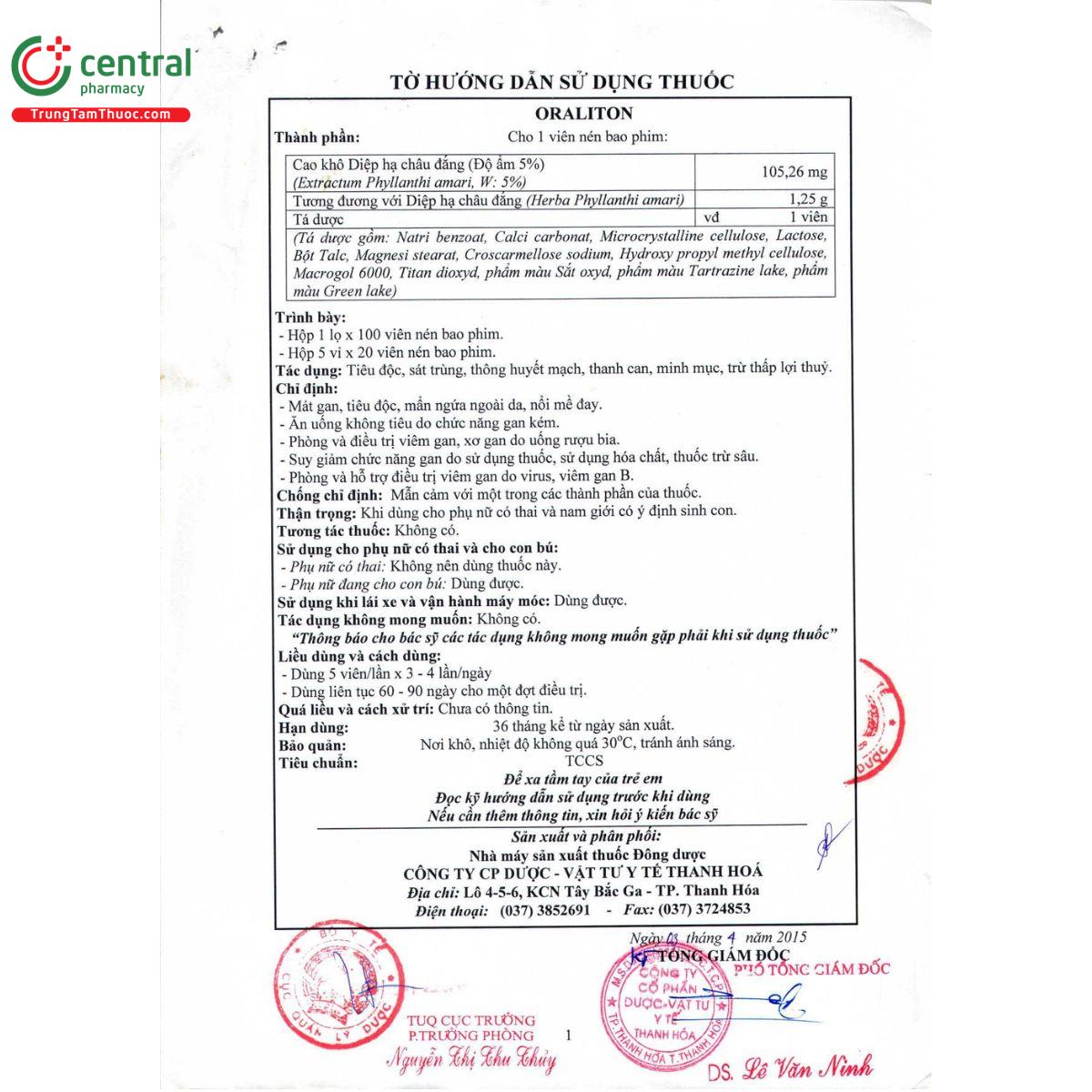 thuoc oraliton 4 R7453 thuoc oraliton 4 R7453