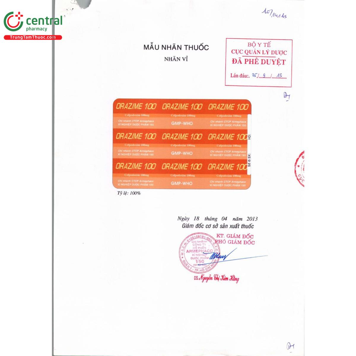 thuoc orazime 100 2 L4446 thuoc orazime 100 2 L4446