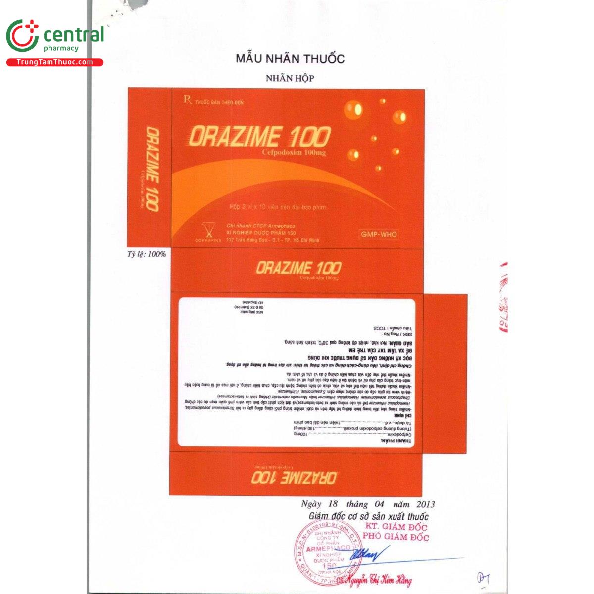 thuoc orazime 100 3 E1700 thuoc orazime 100 3 E1700