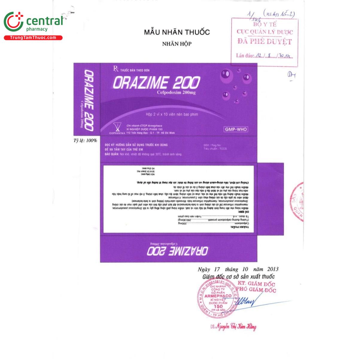 thuoc orazime 200 2 E1246 thuoc orazime 200 2 E1246