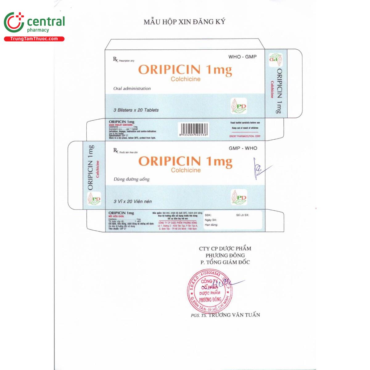 thuoc oripicin 1mg 11 R7825 thuoc oripicin 1mg 11 R7825