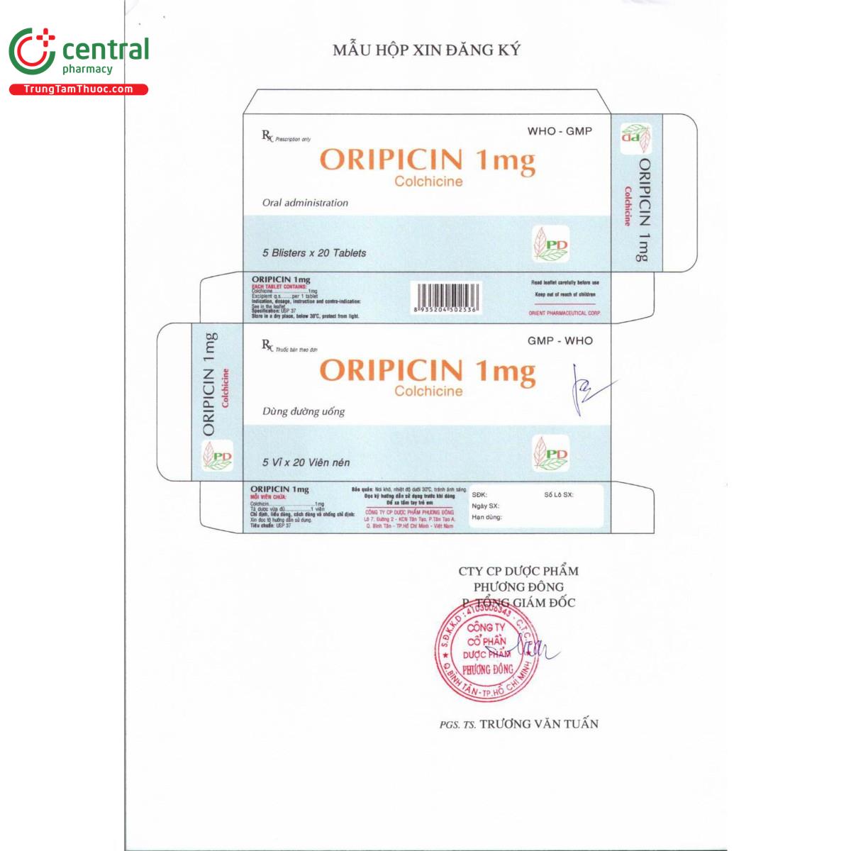 thuoc oripicin 1mg 12 C1552 thuoc oripicin 1mg 12 C1552