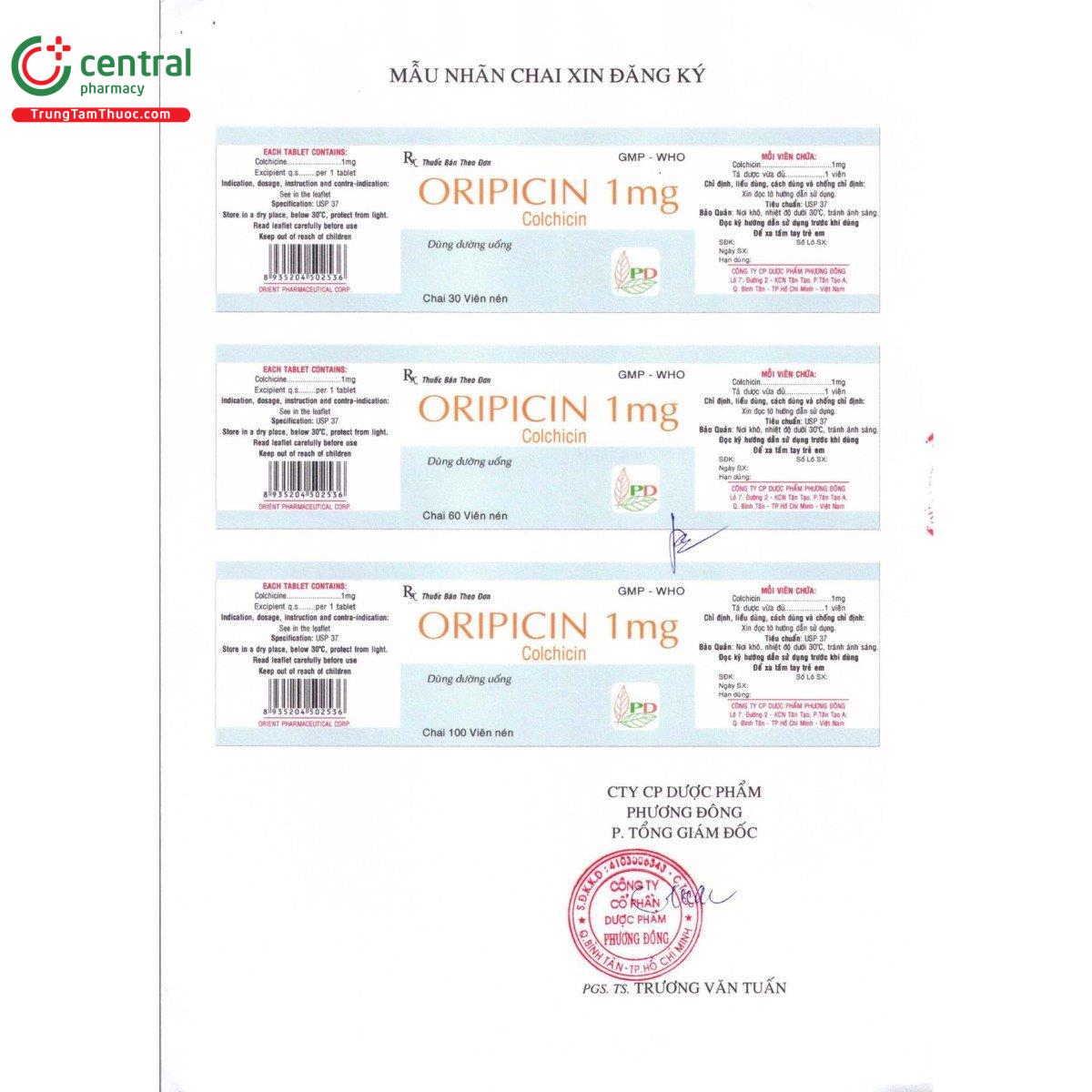 thuoc oripicin 1mg 5 S7246 thuoc oripicin 1mg 5 S7246