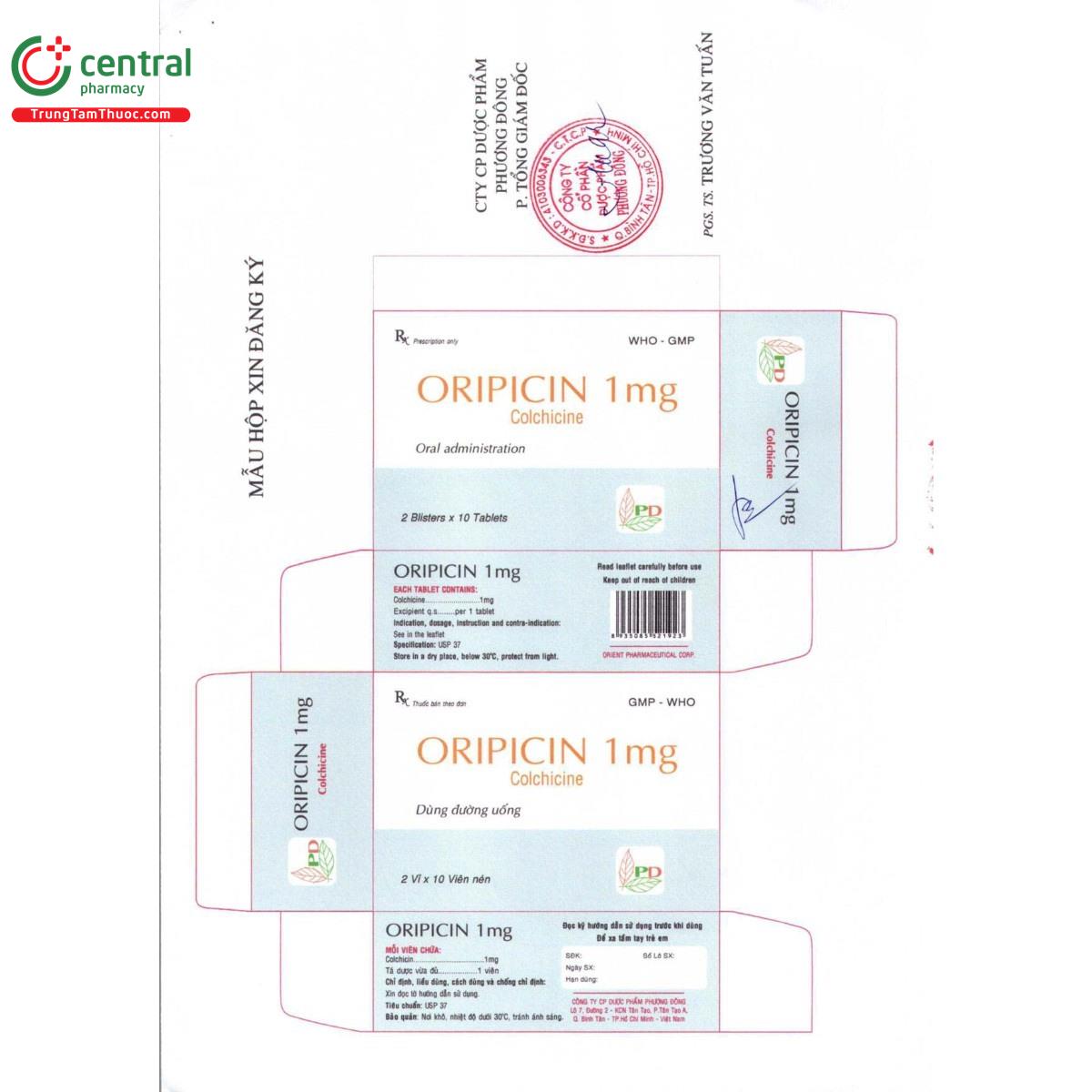 thuoc oripicin 1mg 6 G2431 thuoc oripicin 1mg 6 G2431