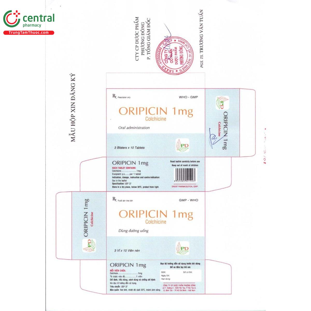 thuoc oripicin 1mg 7 N5167 thuoc oripicin 1mg 7 N5167