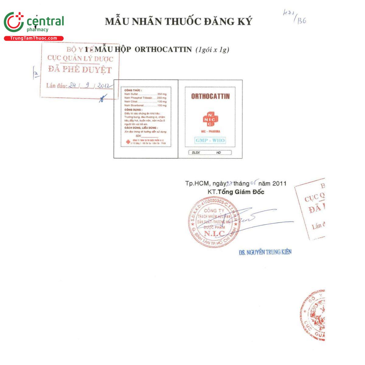 thuoc orthocattin 4 F2417 thuoc orthocattin 4 F2417
