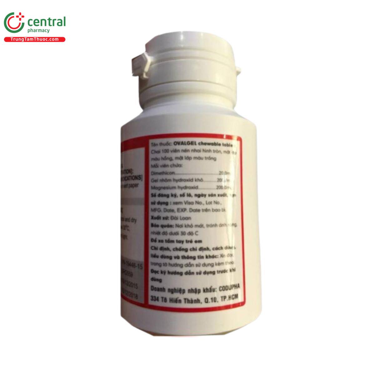 thuoc ovalgel chewable tablets 3 Q6804 thuoc ovalgel chewable tablets 3 Q6804