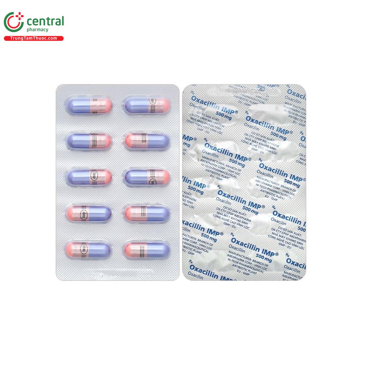 thuoc oxacillin imp 500mg 6 N5725 thuoc oxacillin imp 500mg 6 N5725