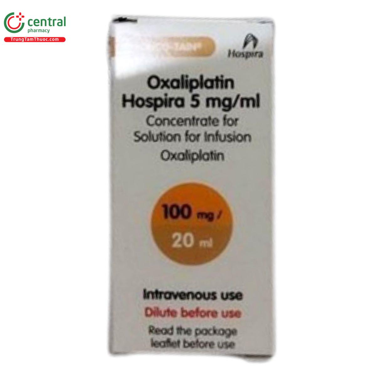 thuoc oxaliplatin hospira 100mg 20ml 2 J3315