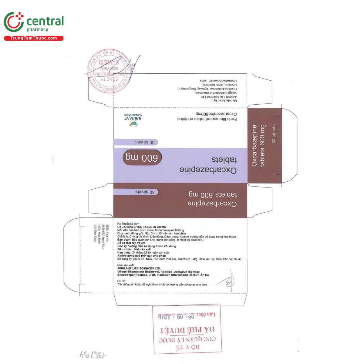 thuoc oxcarbazepine tablets 600mg 3 I3582 thuoc oxcarbazepine tablets 600mg 3 I3582