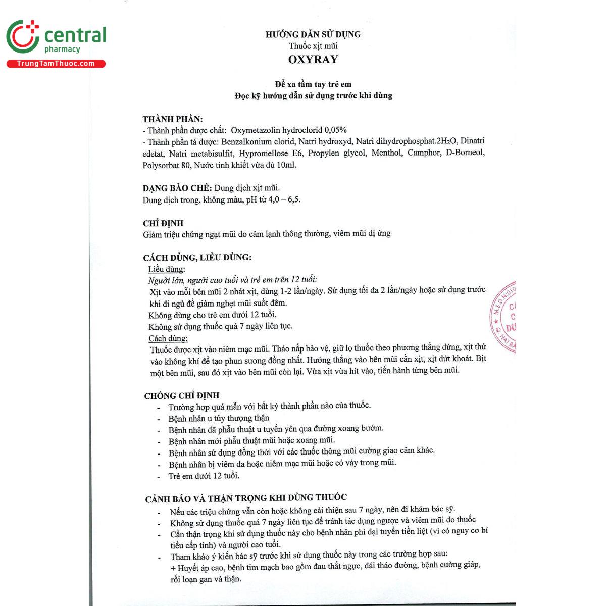 thuoc oxyray 7 J3621 thuoc oxyray 7 J3621