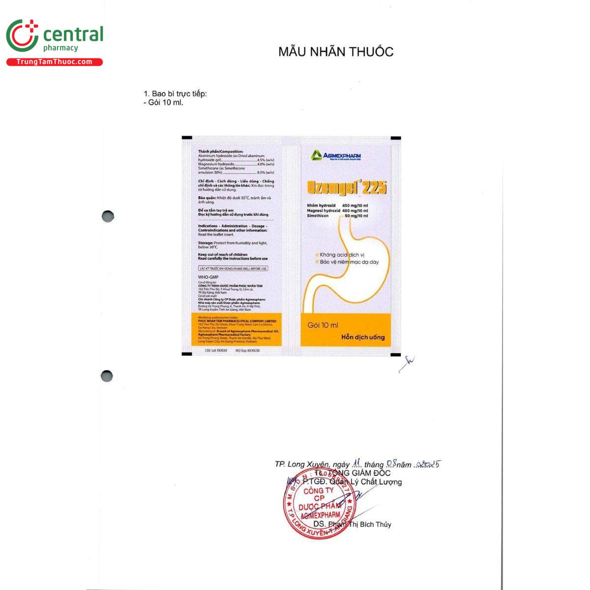 thuoc ozemgel 225mg 6 M5500