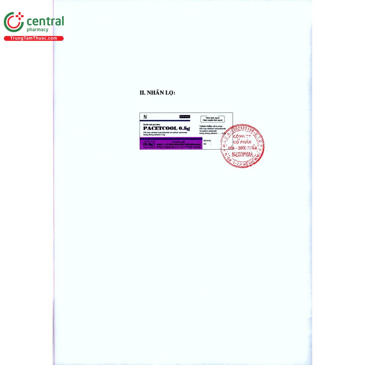 thuoc pacetcool 05g 4 C0183