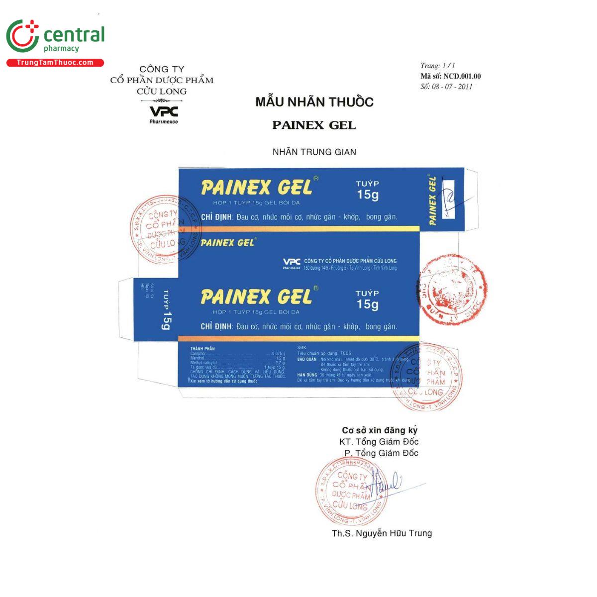thuoc painex gel 3 L4671 thuoc painex gel 3 L4671