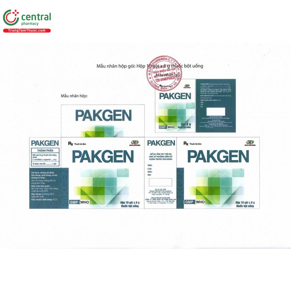 thuoc pakgen 6g 2 S7203 thuoc pakgen 6g 2 S7203