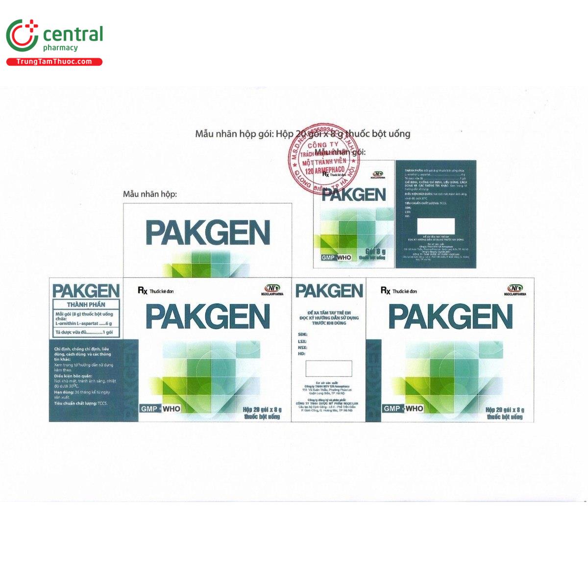 thuoc pakgen 6g 3 D1831 thuoc pakgen 6g 3 D1831