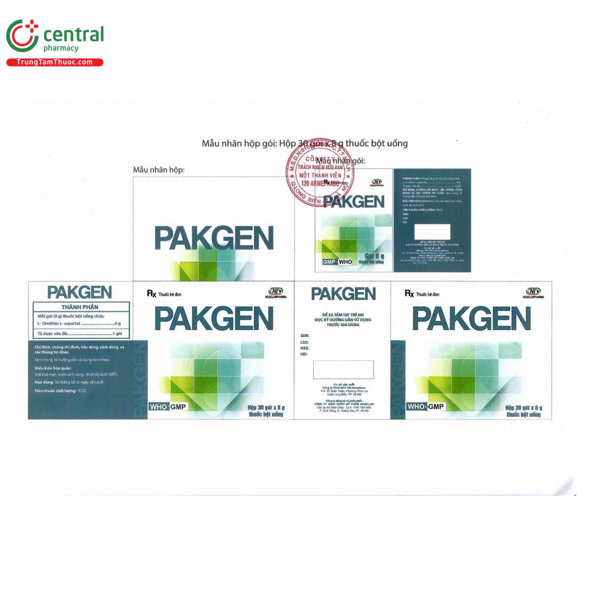 thuoc pakgen 6g 4 J4567 thuoc pakgen 6g 4 J4567
