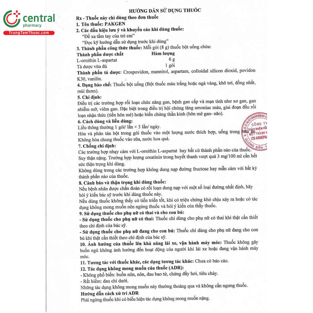thuoc pakgen 6g 5 I3580 thuoc pakgen 6g 5 I3580