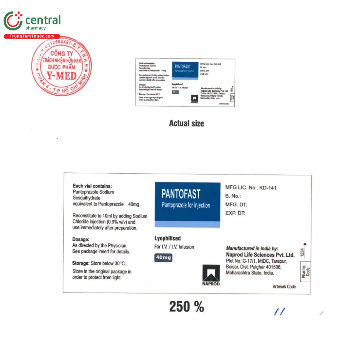 thuoc pantofast 6 T8315 thuoc pantofast 6 T8315