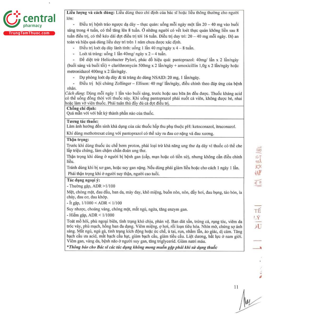 thuoc pantopil 40mg 5 U8605 thuoc pantopil 40mg 5 U8605