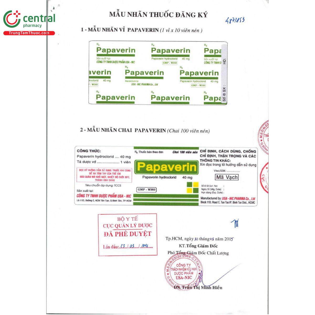 thuoc papaverin 40mg usa nic pharma 2 A0330 thuoc papaverin 40mg usa nic pharma 2 A0330