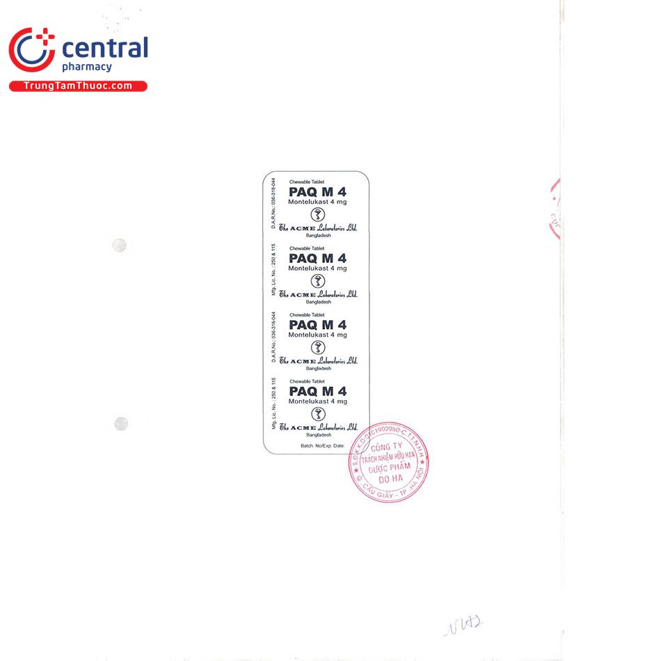 thuoc paq m 4 4 M5116