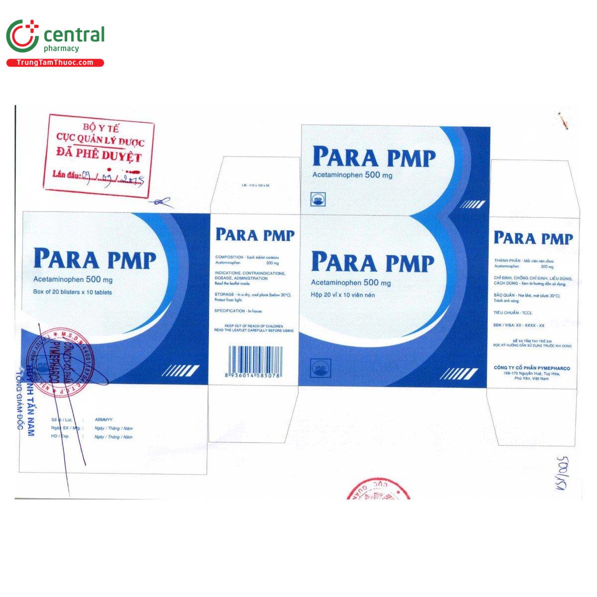 thuoc para pmp 500mg 4 G2414 thuoc para pmp 500mg 4 G2414