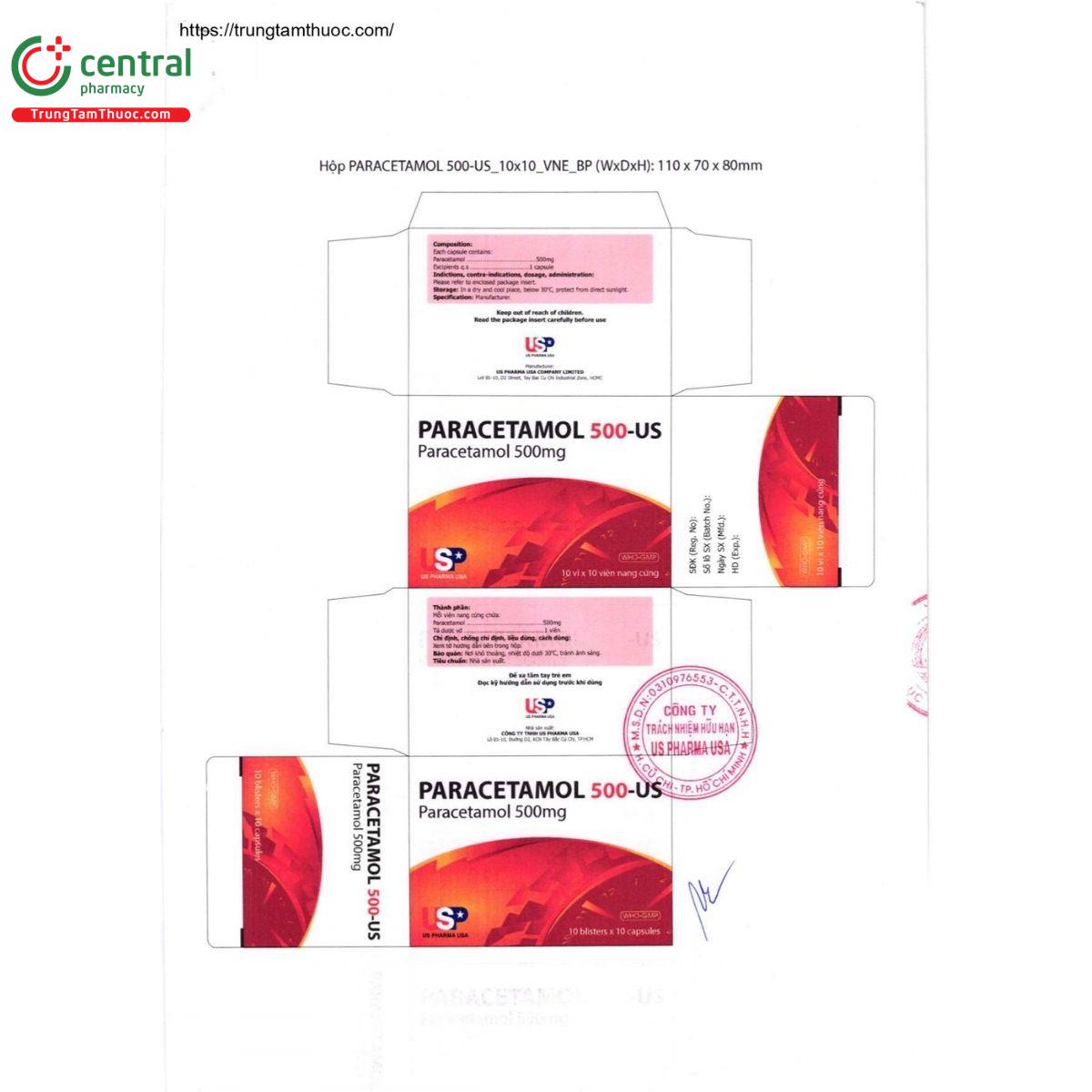 thuoc paracetamol 500 us vien nang cung 2 R6568 thuoc paracetamol 500 us vien nang cung 2 R6568
