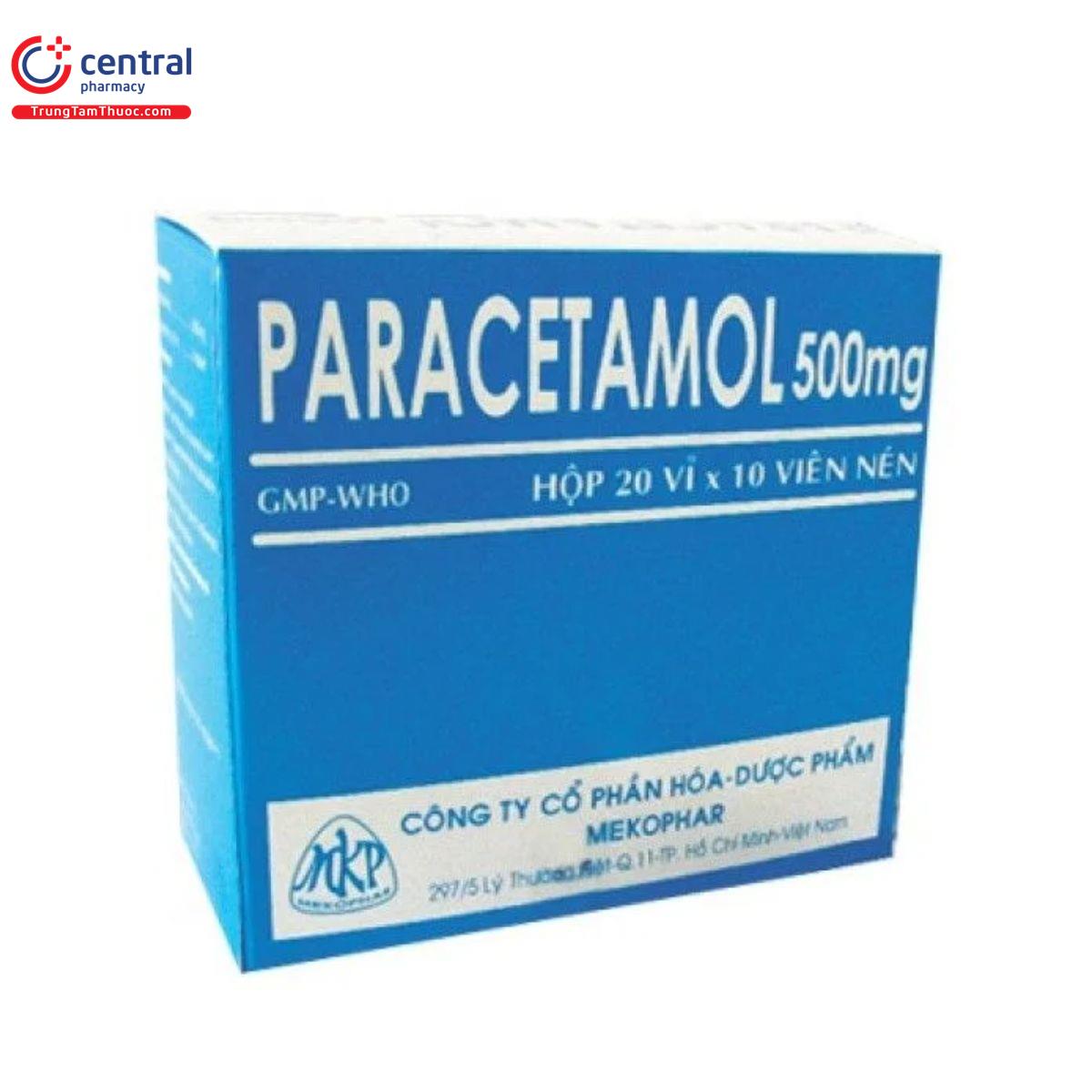 thuoc paracetamol 500mg mekophar 5 L4002