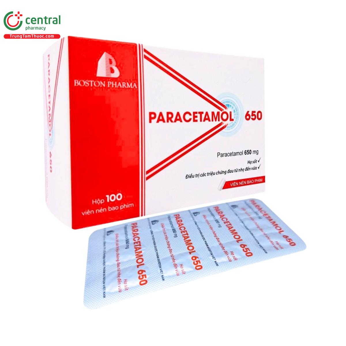 thuoc paracetamol 650 boston 1 O6821