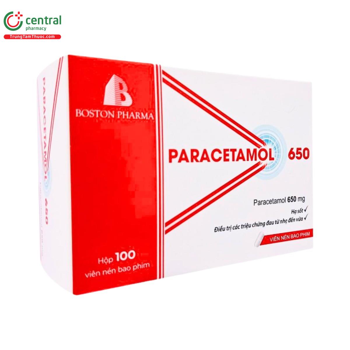 thuoc paracetamol 650 boston 3 B0547