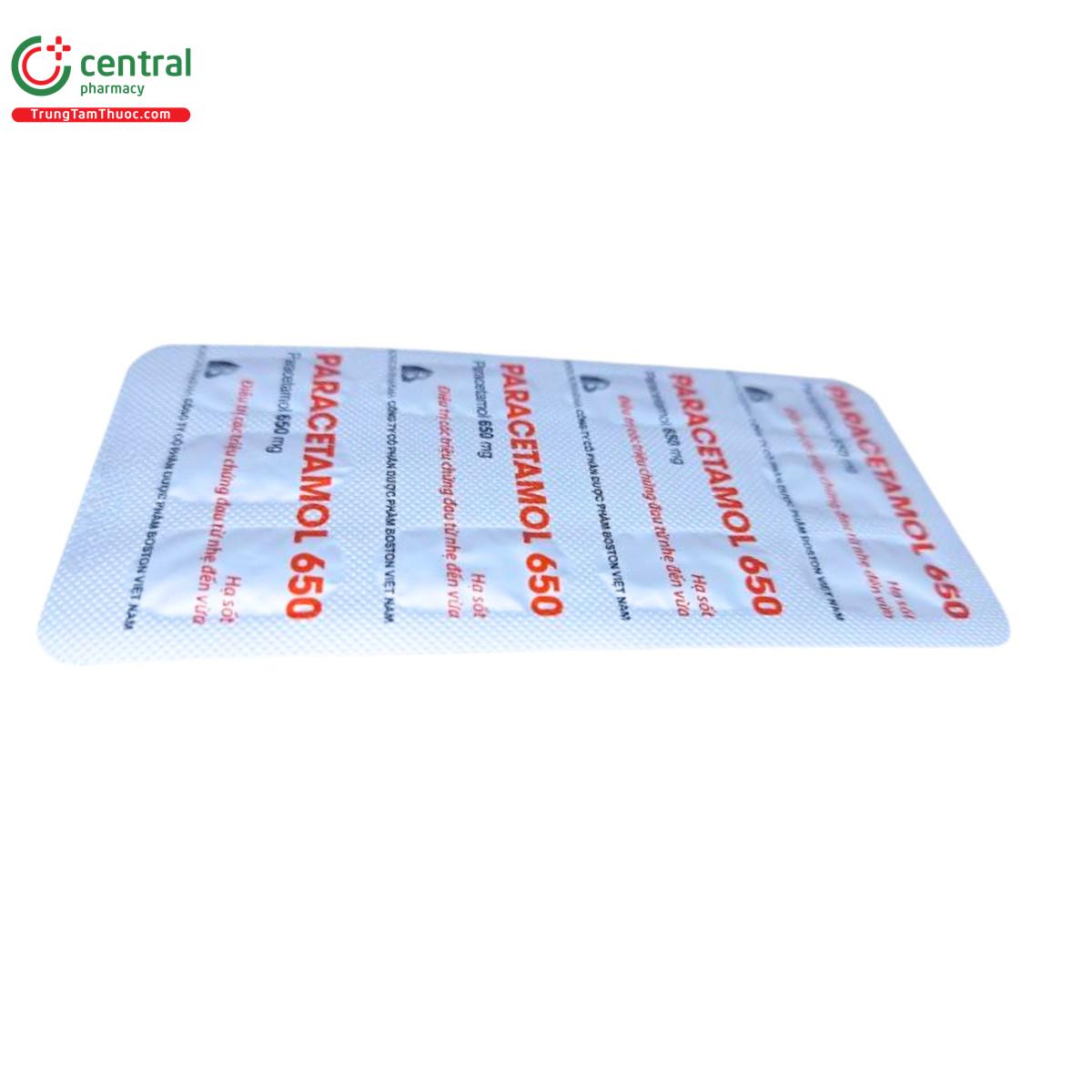 thuoc paracetamol 650 boston 5 G2626