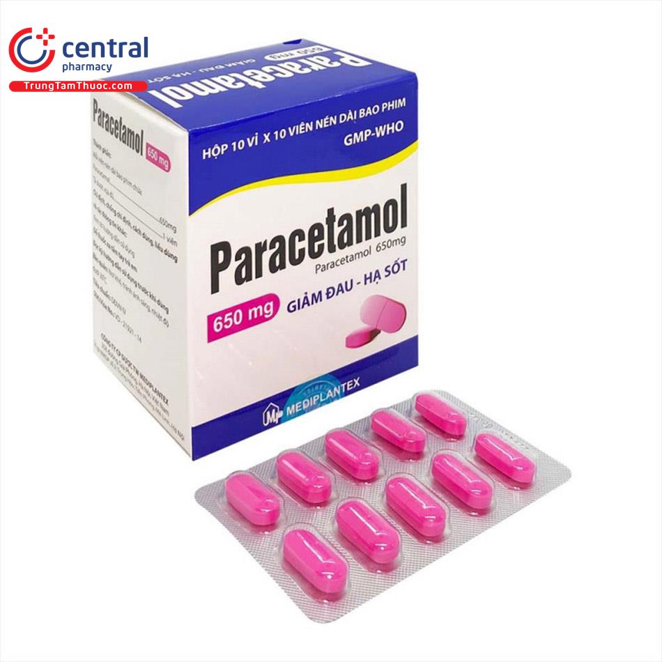 thuoc paracetamol 650 mg mediplantex 2 H2450