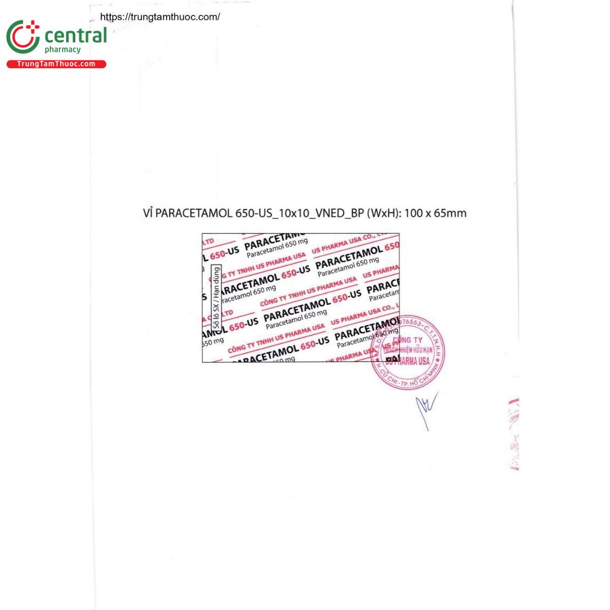 thuoc paracetamol 650 us 3 V8501 thuoc paracetamol 650 us 3 V8501