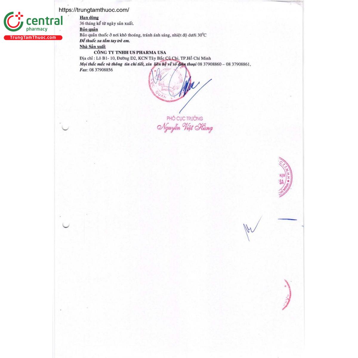 thuoc paracetamol 650 us 6 F2335 thuoc paracetamol 650 us 6 F2335