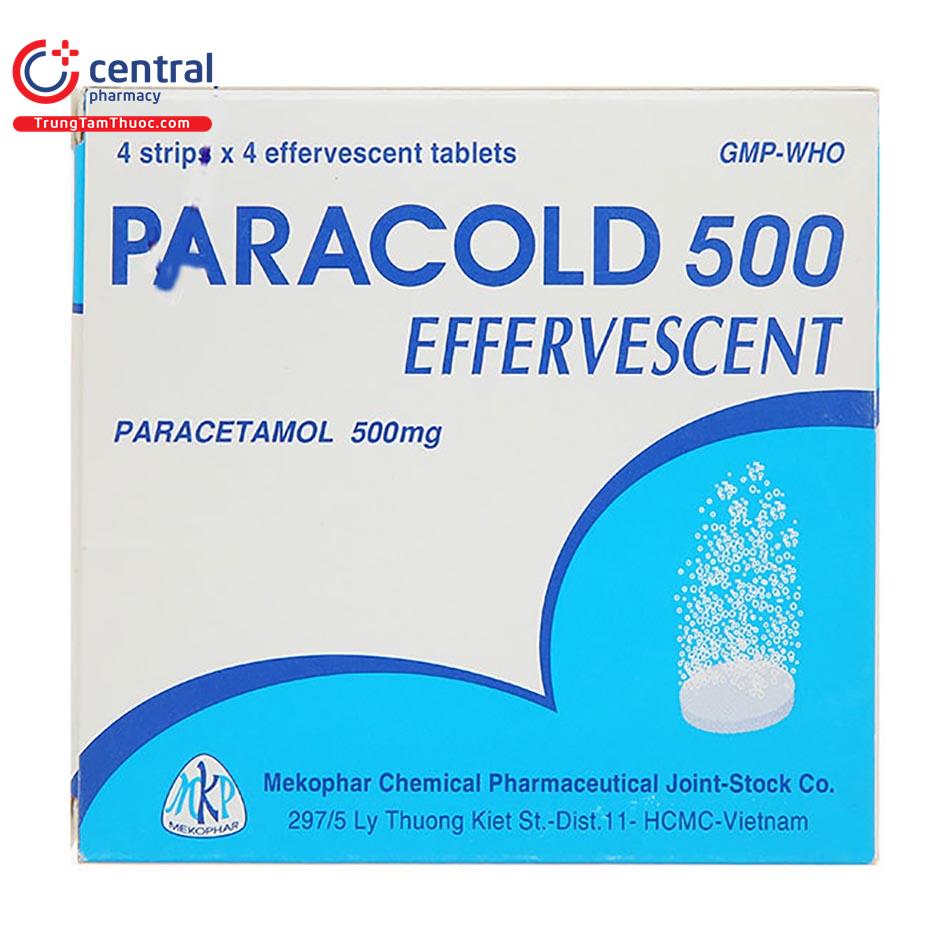 thuoc paracold 500 effervescent 3 A0603