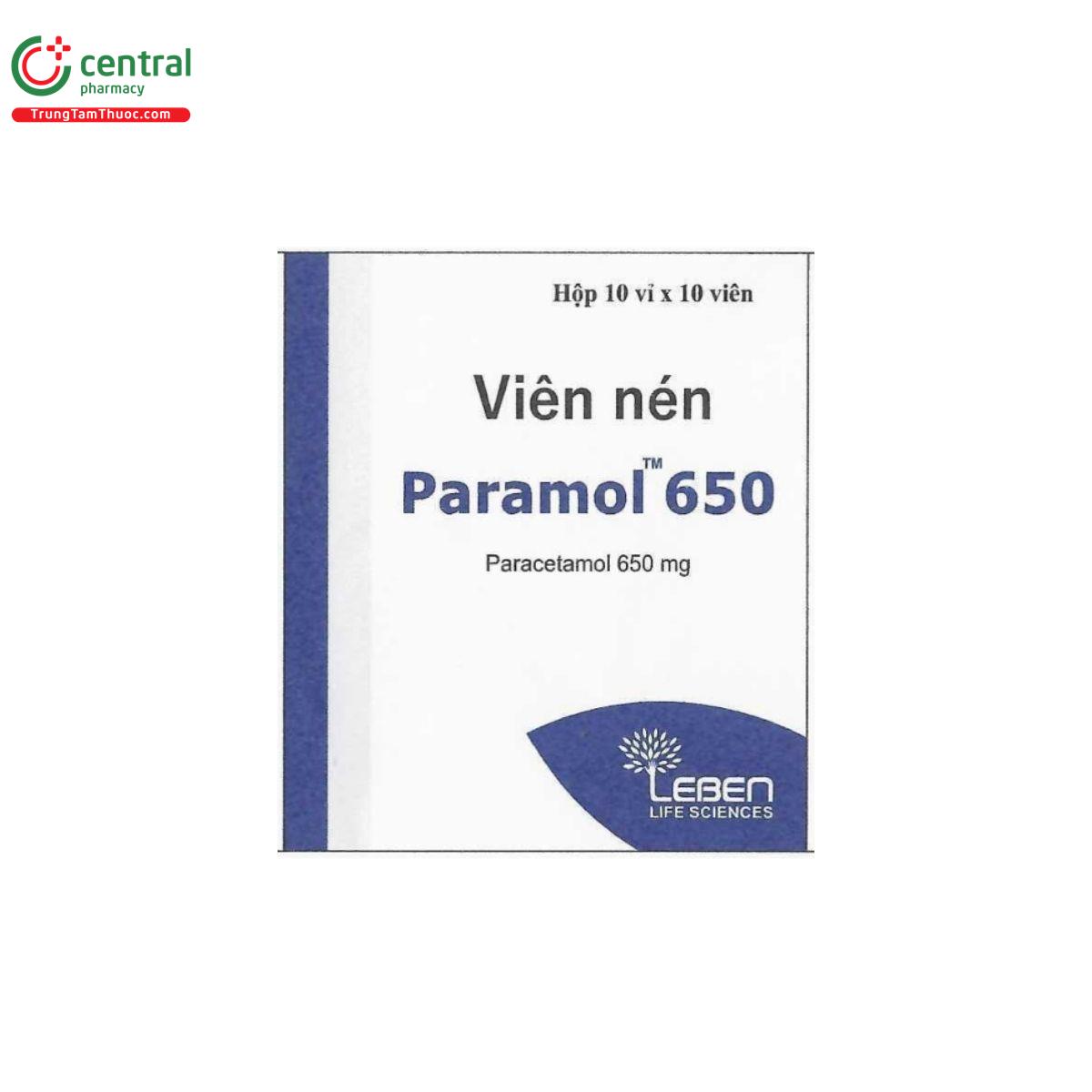 thuoc paramol 650mg 1 E1814 thuoc paramol 650mg 1 E1814