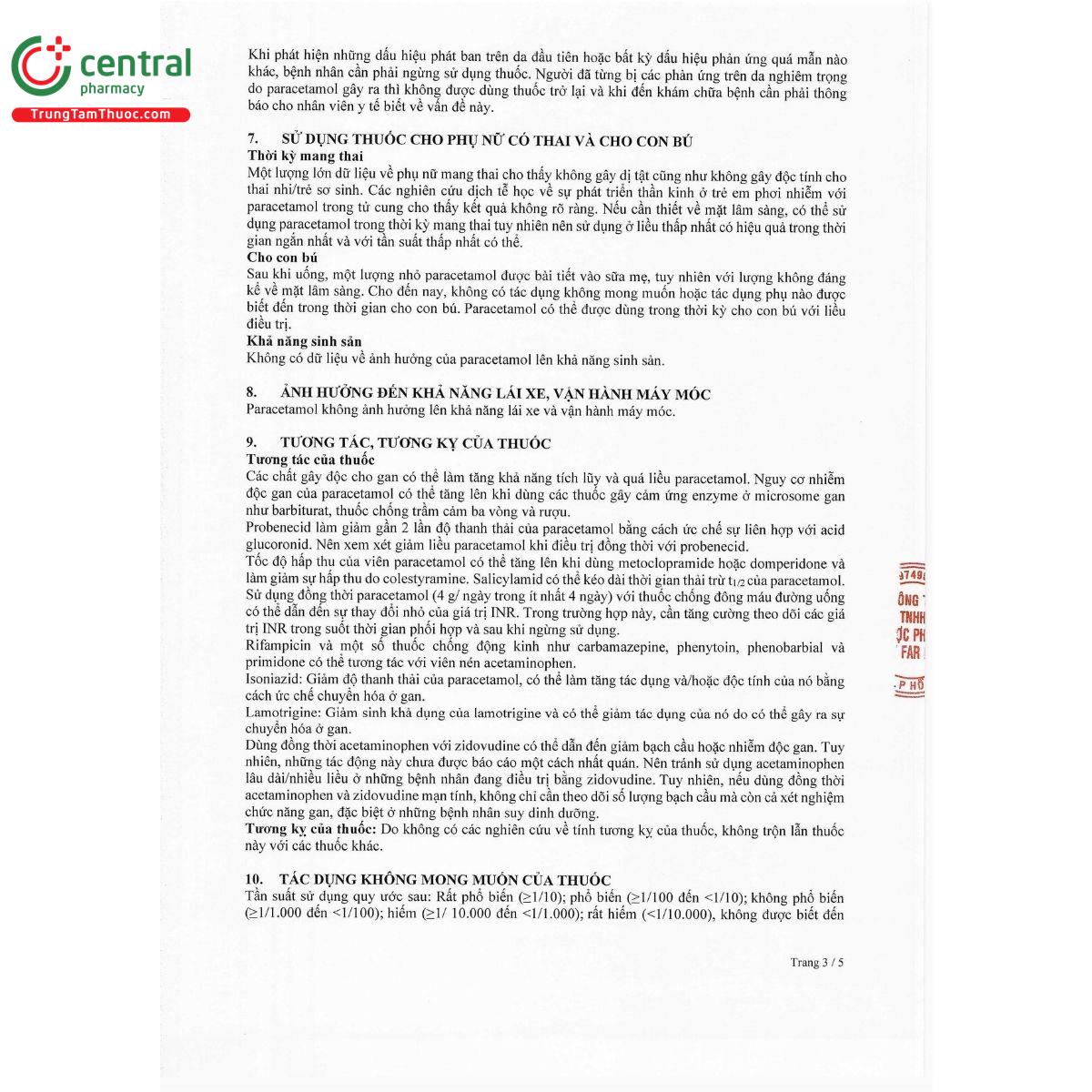 thuoc paramol 650mg 5 H2166 thuoc paramol 650mg 5 H2166