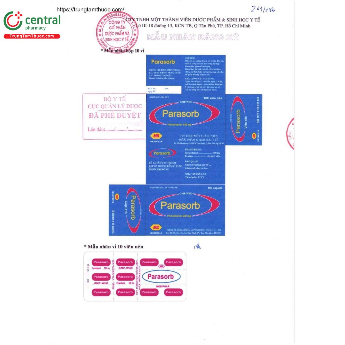 thuoc parasorb 500mg 2 F2242 thuoc parasorb 500mg 2 F2242