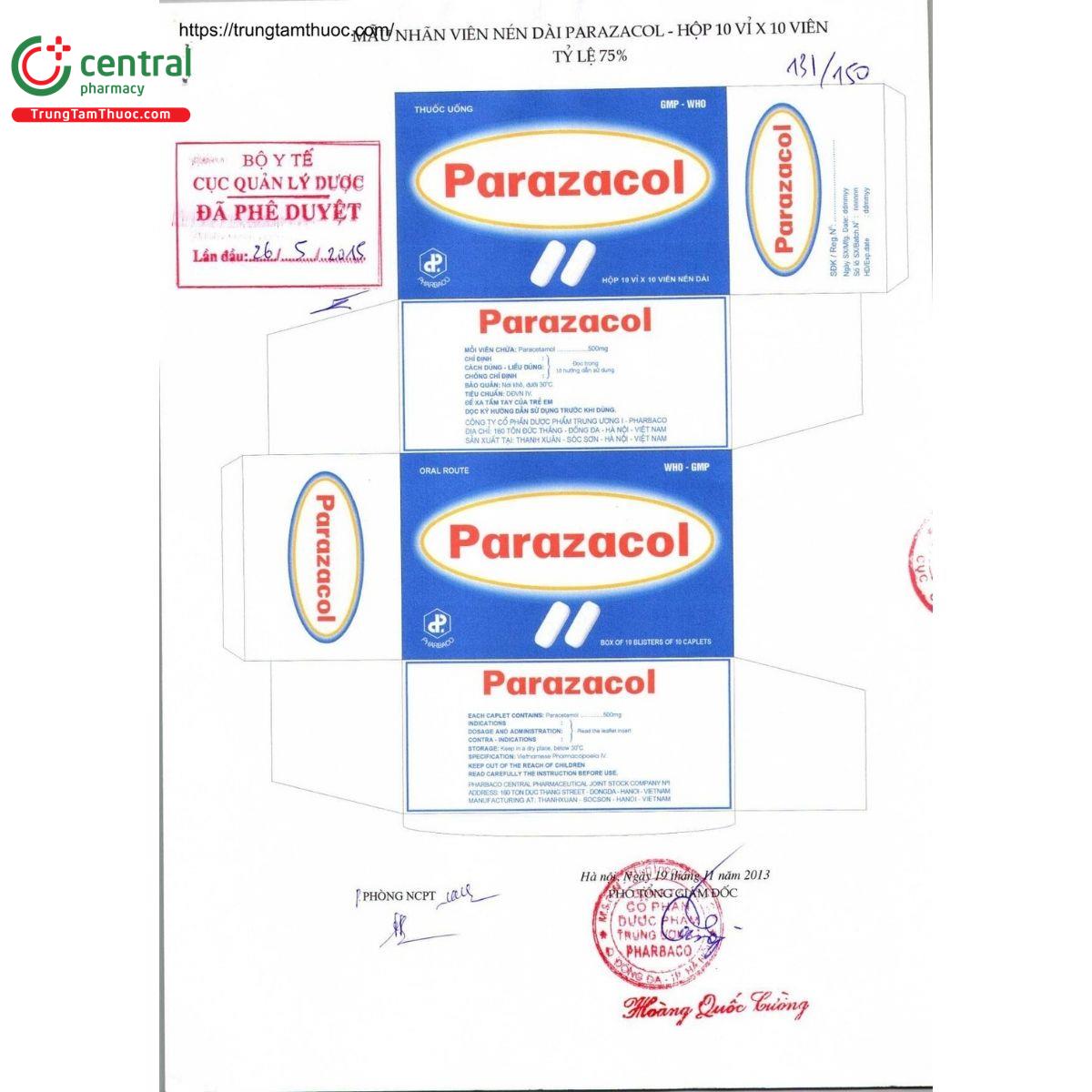 thuoc parazacol 500mg vien nen 3 R7738 thuoc parazacol 500mg vien nen 3 R7738