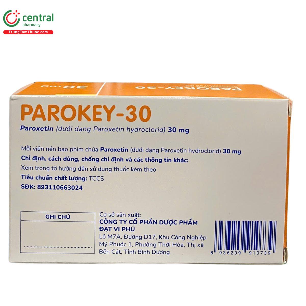 thuoc parokey 30 3 G2407