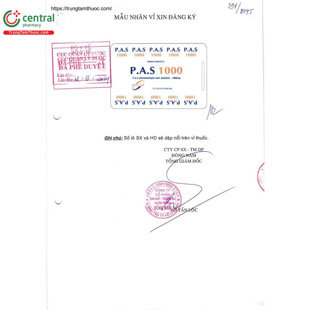 thuoc pas 1000mg 6 S7836 thuoc pas 1000mg 6 S7836