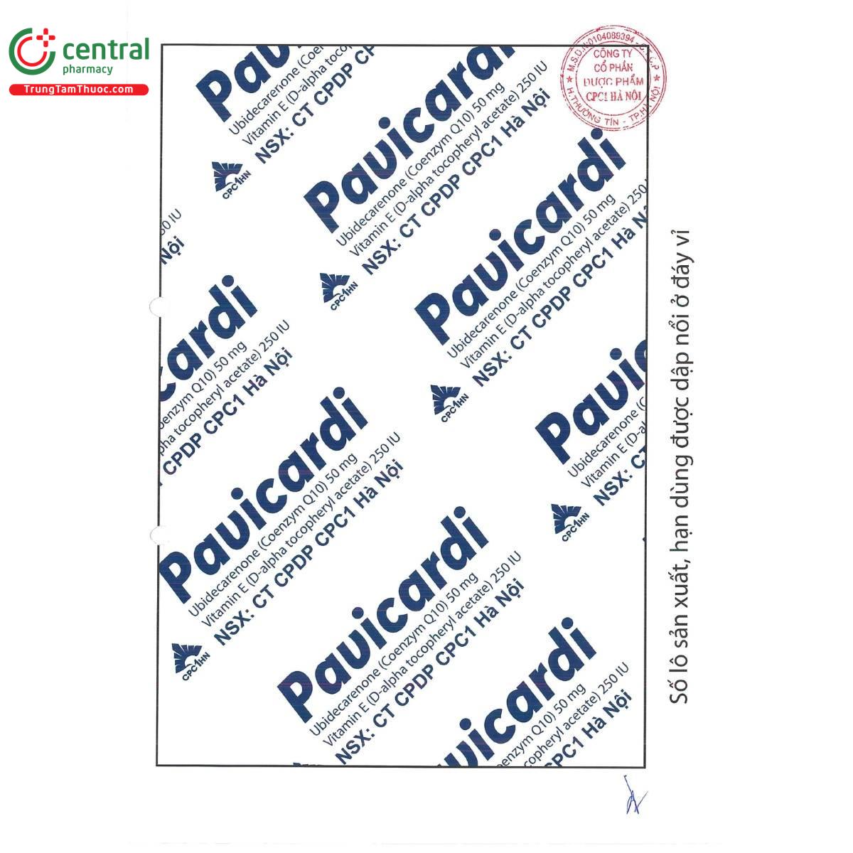 thuoc pavicardi 50mg 250iu 9 E1508 thuoc pavicardi 50mg 250iu 9 E1508