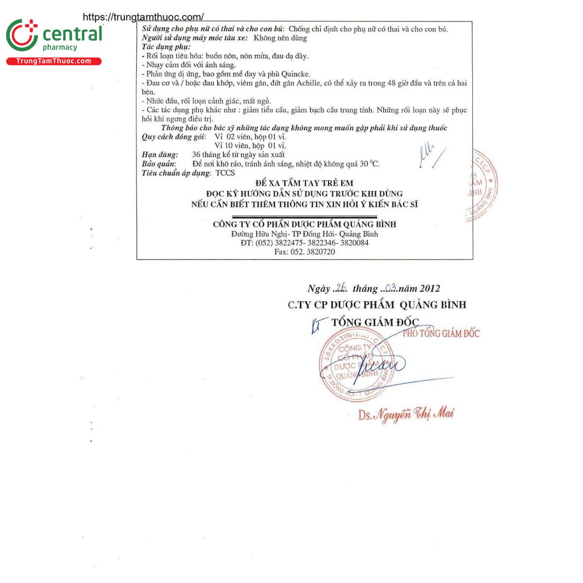 thuoc pefloxacin 400mg quapharco 6 C0865 thuoc pefloxacin 400mg quapharco 6 C0865
