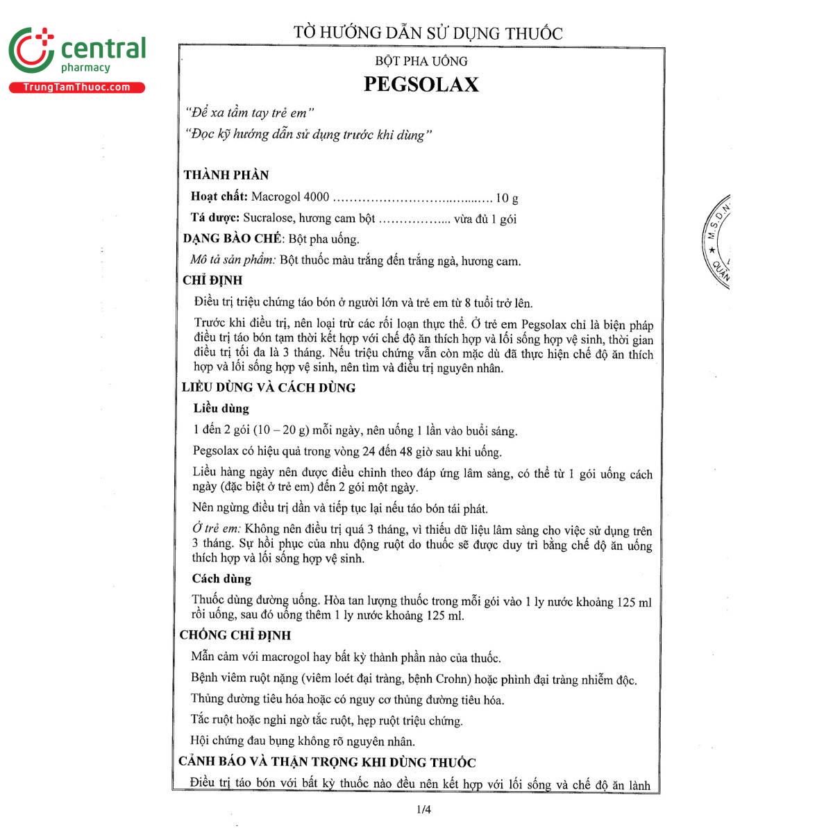 thuoc pegsolax 10g 5 N5380 thuoc pegsolax 10g 5 N5380