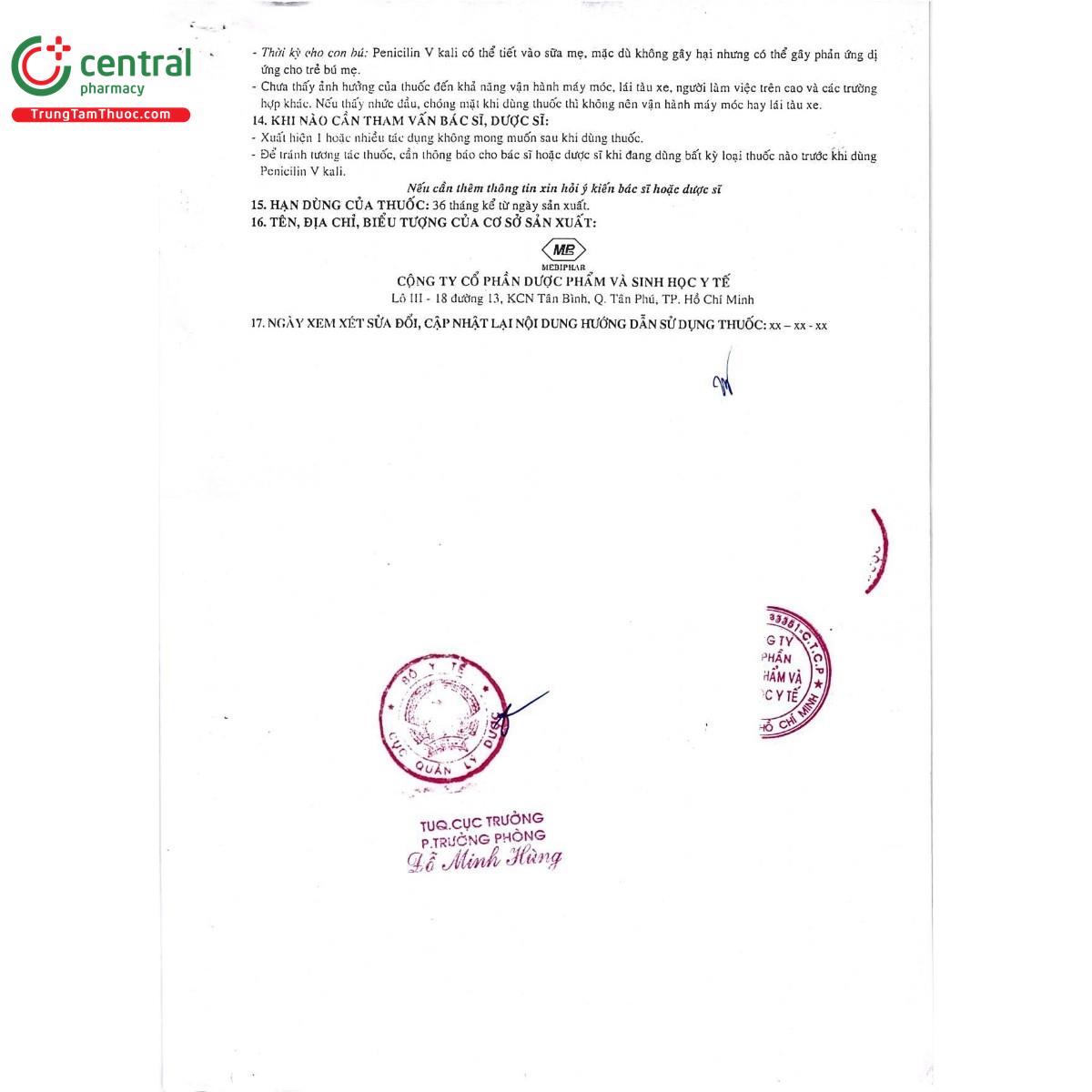 thuoc penicilin v kali 400000 iu mebiphar 10 M4228