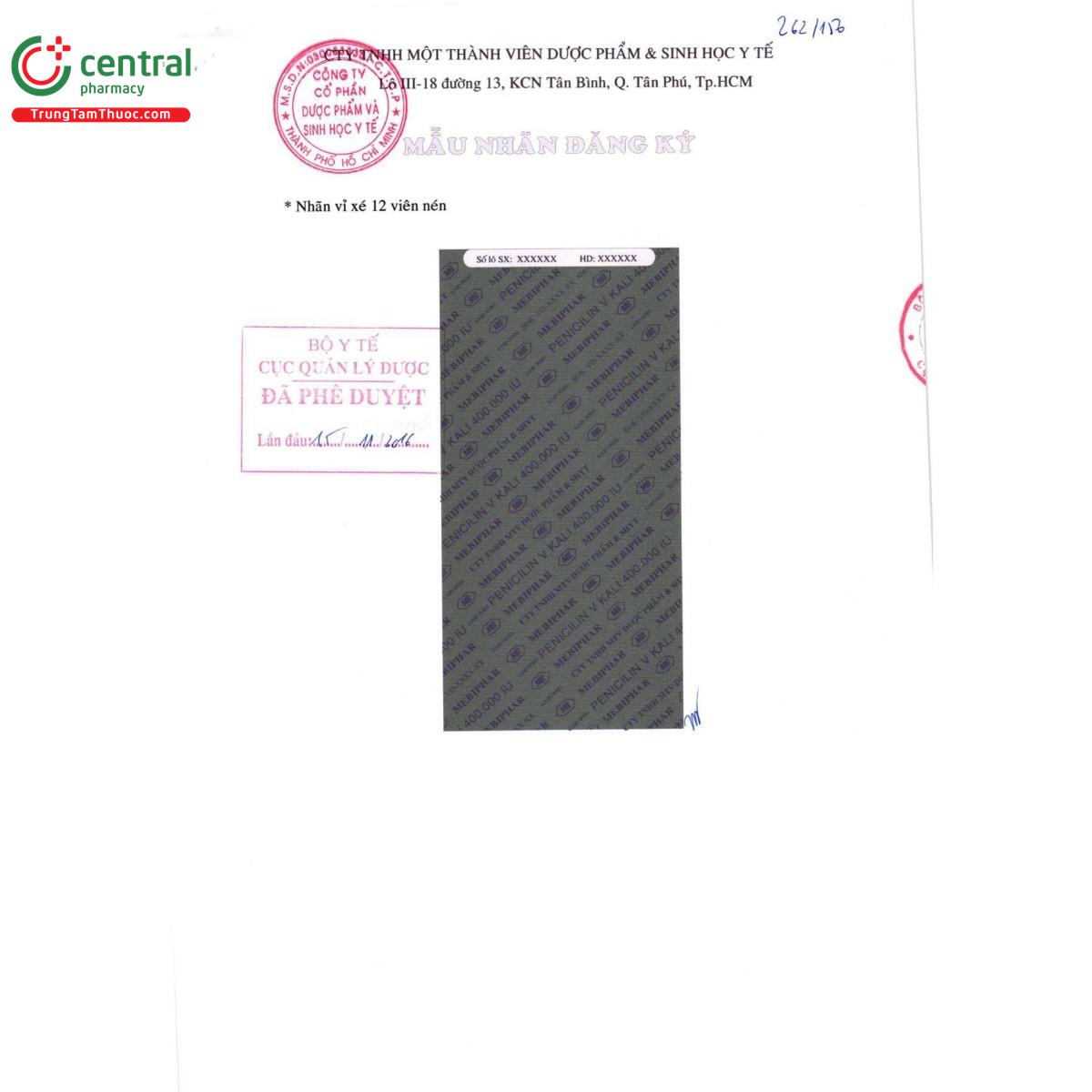 thuoc penicilin v kali 400000 iu mebiphar 4 O5812
