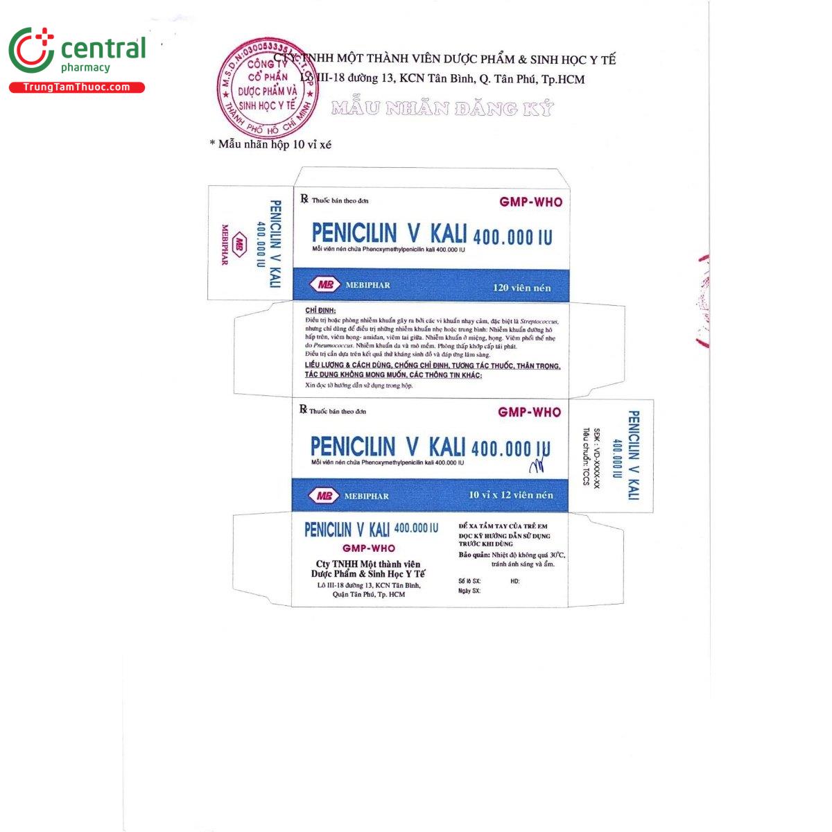 thuoc penicilin v kali 400000 iu mebiphar 5 H3274