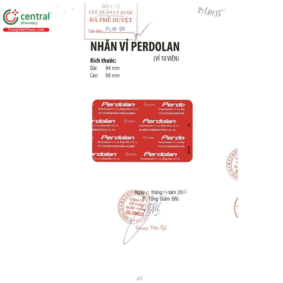 thuoc perdolan 3 E1648 thuoc perdolan 3 E1648